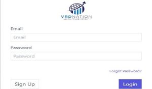 you can log in to your VRDNation accoun