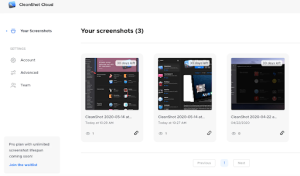 Use the Screenshot App